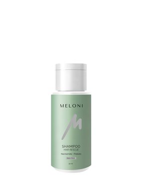 travel size SHAMPOO HAIR RESCUE укрепляющий безсульфатный шампунь против выпадения с ниацинамидом и пребиотиком MLN021 фото